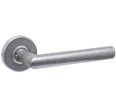 Intersteel deurklink Jura op rozet verdekt ø53x10mm rvs getrommeld