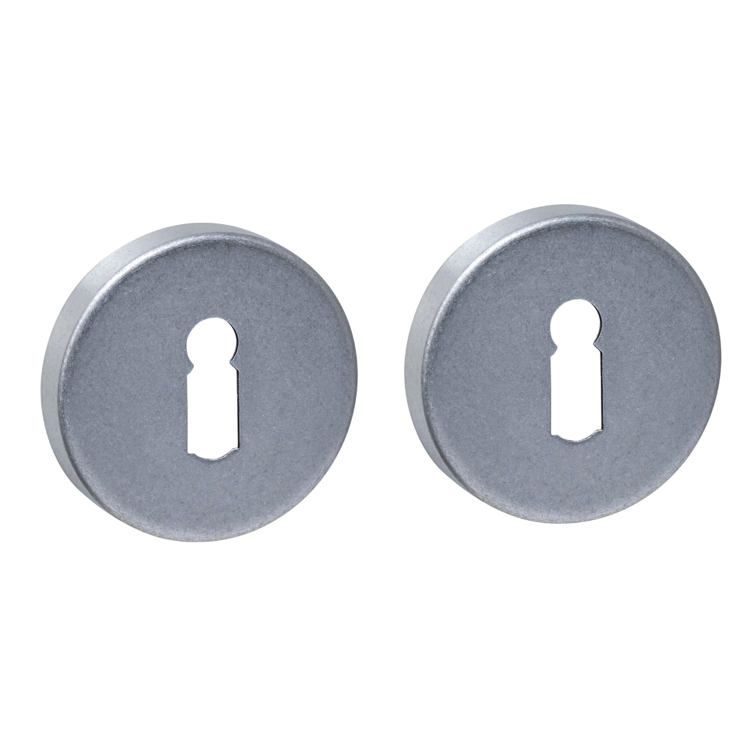 Intersteel sleutelrozetten verdekt ø53x9mm rvs getrommeld