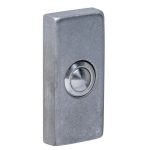 Intersteel beldrukker rechthoekig verdekt rvs getrommeld