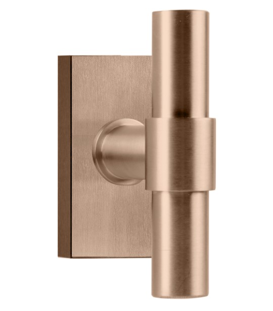 Draaikiepgarnituur PIET BOON PBT20-DK PVD licht brons