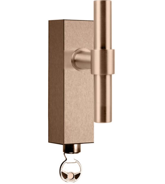 Draaikiepgarnituur PIET BOON PBT15-DKLOCK PVD licht brons