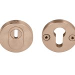 Piet Boon SKG3 Veiligheid-rozet + kerntrekbeveiliging PVD licht brons