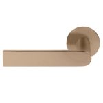 Enkele deurklink links PIET BOON ARC PBA100-G PVD licht brons