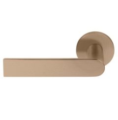 Enkele deurklink links PIET BOON ARC PBA100-G PVD licht brons