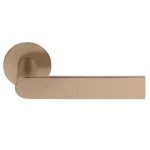 Enkele deurklink rechts PIET BOON ARC PBA101-G PVD licht brons