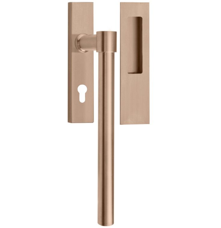 Hef/schuifdeurbeslag PIET BOON PB230Y PC69 PVD licht brons