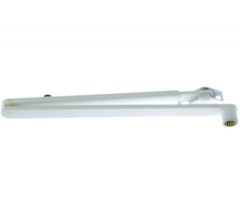 Arm voor GEZE deurdrangers 2000/4000 met vastzetinrichting wit