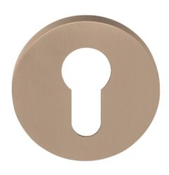 Cilinderplaatje RIVIO by Gensler GLY53 pvd licht brons