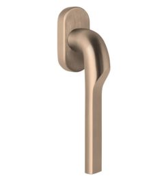 Draaikiepgarnituur RIVIO by Gensler GL100-DK-O links pvd licht brons