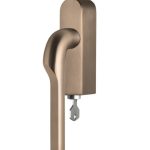 Draaikiepgarnituur RIVIO by Gensler GL100-DKLOCK-O rechts pvd licht brons