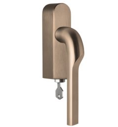 Draaikiepgarnituur RIVIO by Gensler GL100-DKLOCK-O links pvd licht brons