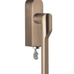 Draaikiepgarnituur RIVIO by Gensler GL101-DKLOCK-O links pvd licht brons