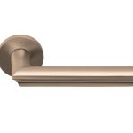 Deurklink David Rockwell ECLIPSE DR102-G op rozet PVD licht brons