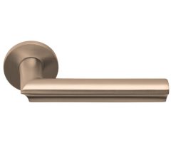 Deurklink David Rockwell ECLIPSE DR102-G op rozet PVD licht brons