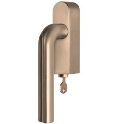 Draaikiepgarnituur ECLIPSE DR101-DKLOCK-O Rechts PVD licht brons