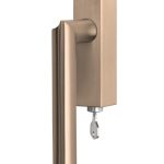 Draaikiepgarnituur ECLIPSE DR102-DKLOCK-O Rechts PVD licht brons