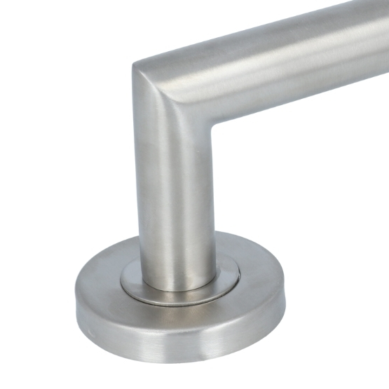 Deurklink Ellips 90˚ op rond rozet rvs - Afbeelding 7