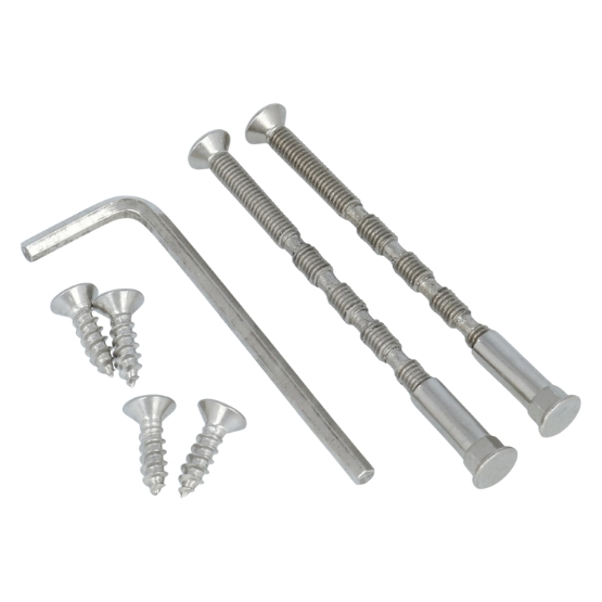 Deurklink Patrick op ronde rozet PVD licht brons - Afbeelding 7