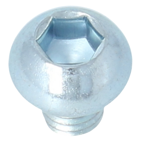 Inbusbout polynorm M6 tbv paumelle 12x13mm staal verzinkt - Afbeelding 2