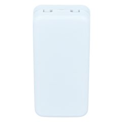 Afdekrozet rechthoek voor draaikiep sluiting wit