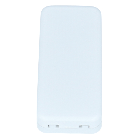 Afdekrozet rechthoek voor draaikiep sluiting wit - Afbeelding 4