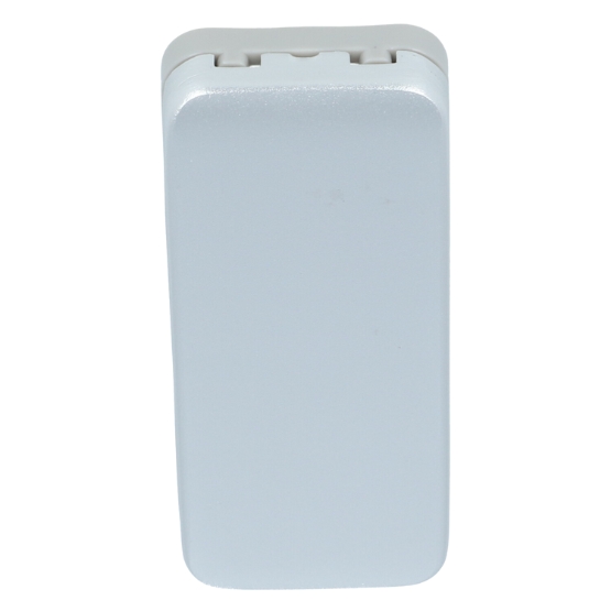 Afdekrozet rechthoek voor draaikiep sluiting aluminium F1