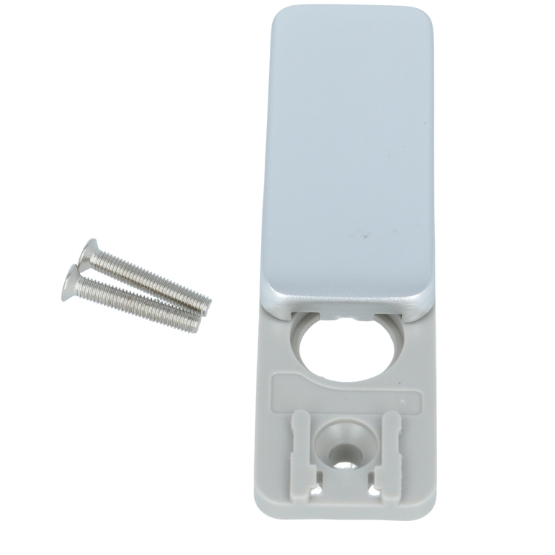 Afdekrozet rechthoek voor draaikiep sluiting aluminium F1 - Afbeelding 3