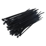 100 bundelbandjes nylon zwart 2,5 x 100 mm