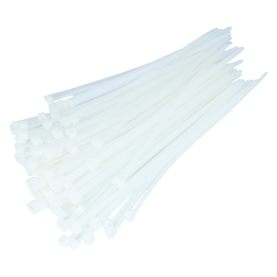 100 bundelbandjes nylon naturel 7,6 x 300 mm