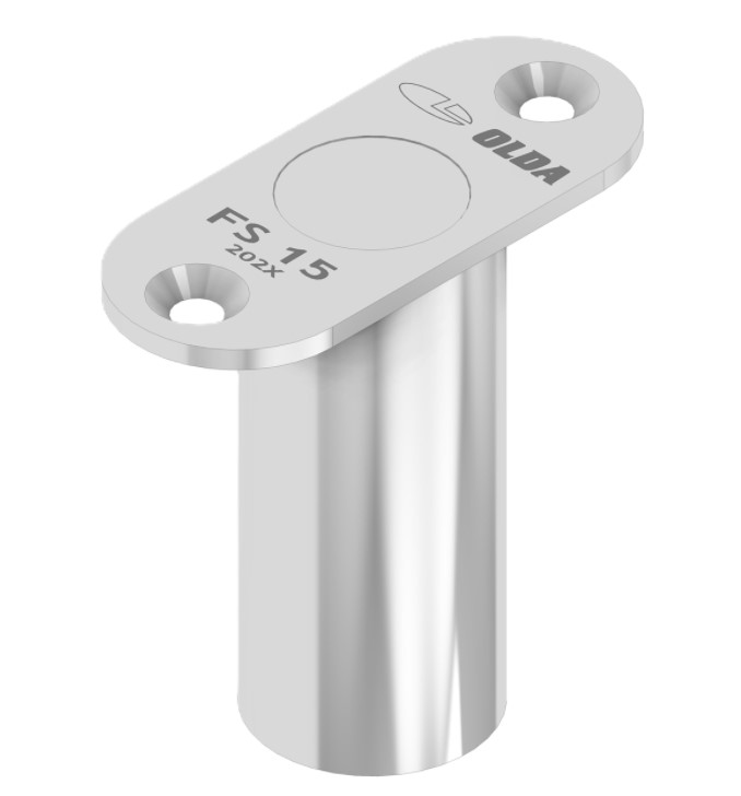 Olda sluitpot type FS15 tbv kantschuif Ø16mm rvs