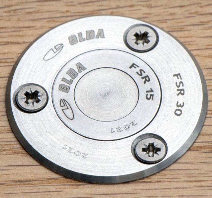 Olda afdekplaatje tbv sluitpotten FSR-serie rvs - Afbeelding 3