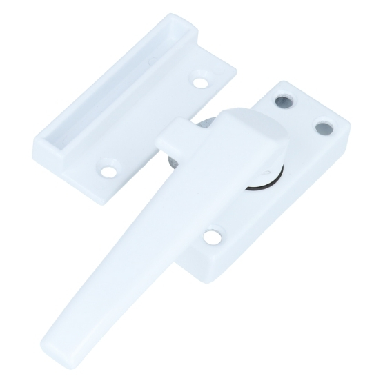 ODShop raamsluiting met sluitplaat rechts aluminium wit gelakt - Afbeelding 3