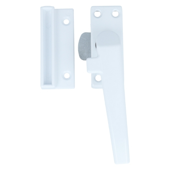 ODShop raamsluiting met sluitplaat rechts aluminium wit gelakt