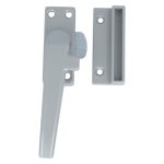 ODShop raamsluiting met sluitplaat links aluminium grijs gelakt