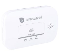 Smartwares koolmonoxide melder type FGA13081 met sensor wit