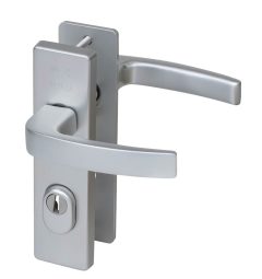 Nemef veiligheidsbeslag PC72 kortschild kruk/kruk 3407-II met kerntrek beveiliging SKG3 aluminium F1