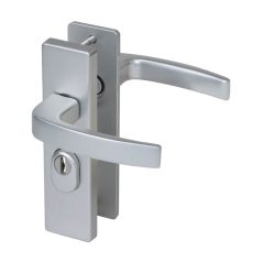 Nemef veiligheidsbeslag PC55 kortschild kruk/kruk 3407-II met kerntrek beveiliging SKG3 aluminium F1