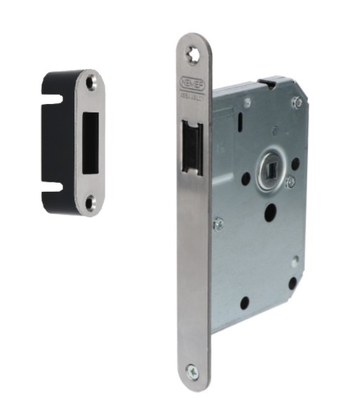 Nemef magneet loopslot 1255/77 met rvs voorplaat inclusief sluitkom 1255/71