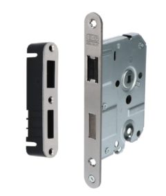 Nemef magneet cilinder PC55 insteekslot 1269/77 met rvs voorplaat inclusief sluitkom 1269/71