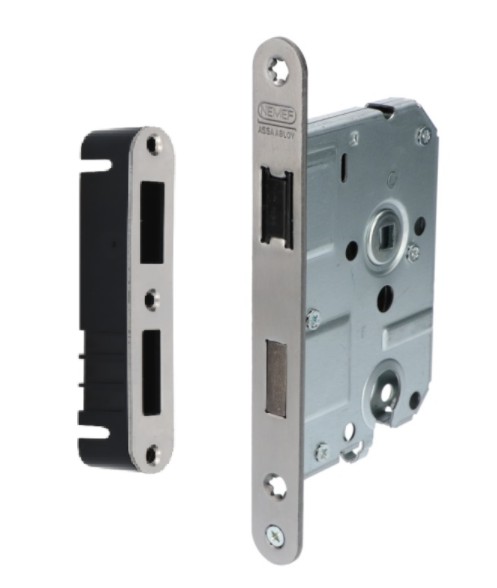 Nemef magneet cilinder PC55 insteekslot 1269/77 met rvs voorplaat inclusief sluitkom 1269/71