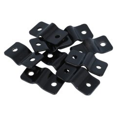 Draadpaneelklem 4 mm staal zwart