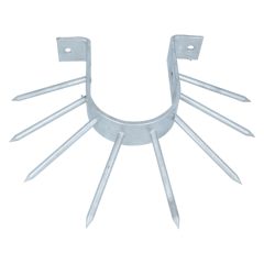 Anti klimbeugel halfrond verzinkt