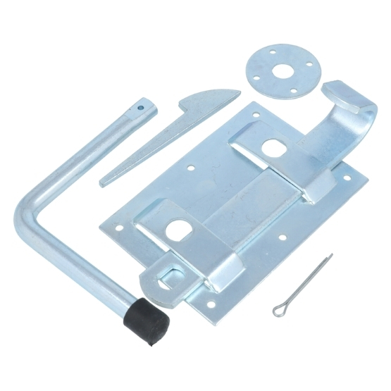 Boerenklinkstel 120x85 mm verzinkt