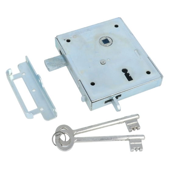 Poortslot met beslag inclusief 2 sleutels - Afbeelding 3