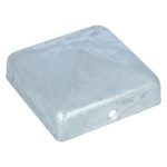 Paalkapje met punt 70x70 mm verzinkt
