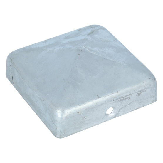 Paalkapje met punt 70x70 mm verzinkt