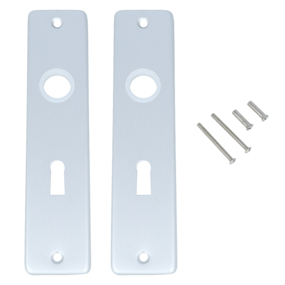 ODShop deurklink vierkant met kortschild SL56 aluminium F1 - Afbeelding 5