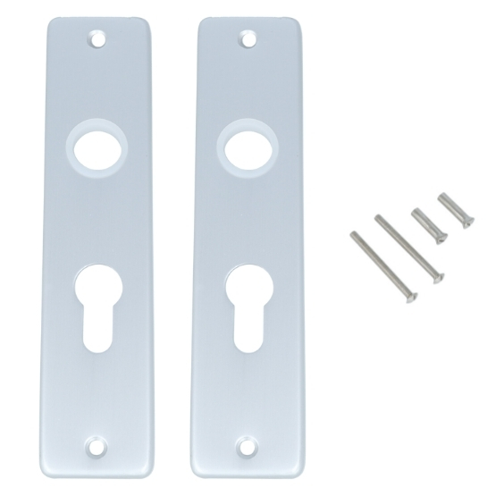 ODShop deurklink vierkant met kortschild PC55 aluminium F1 - Afbeelding 5