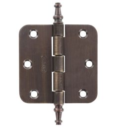 Starx vaaskopscharnier met ronde hoeken 76 x 76 mm brons