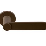 Deurklink TENSE BB103-G op rozet brons